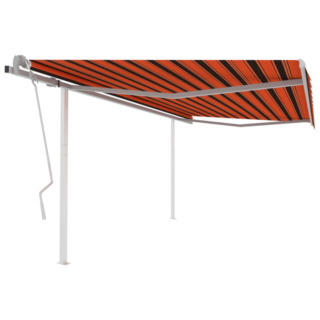 Manual Retractable Awning With Posts