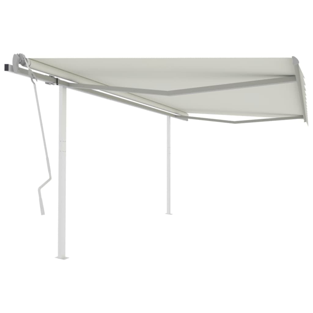 Manual Retractable Awning With Posts