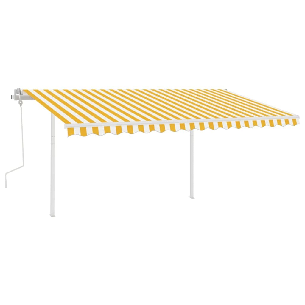Manual Retractable Awning With Posts