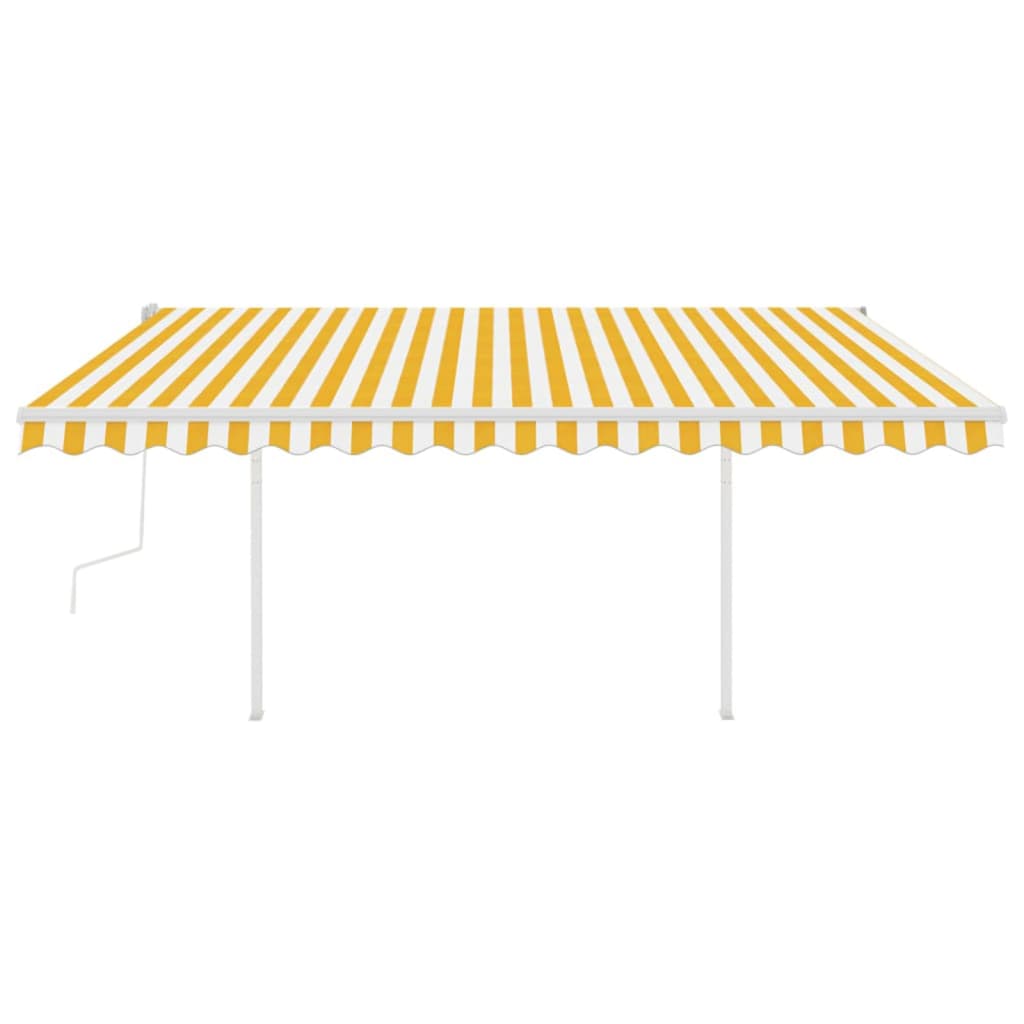 Manual Retractable Awning With Posts