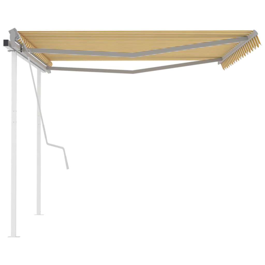 Manual Retractable Awning With Posts