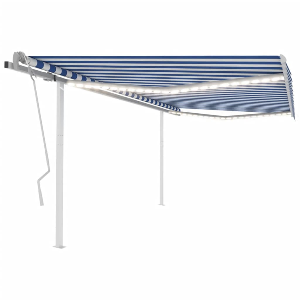 Manual Retractable Awning With Led