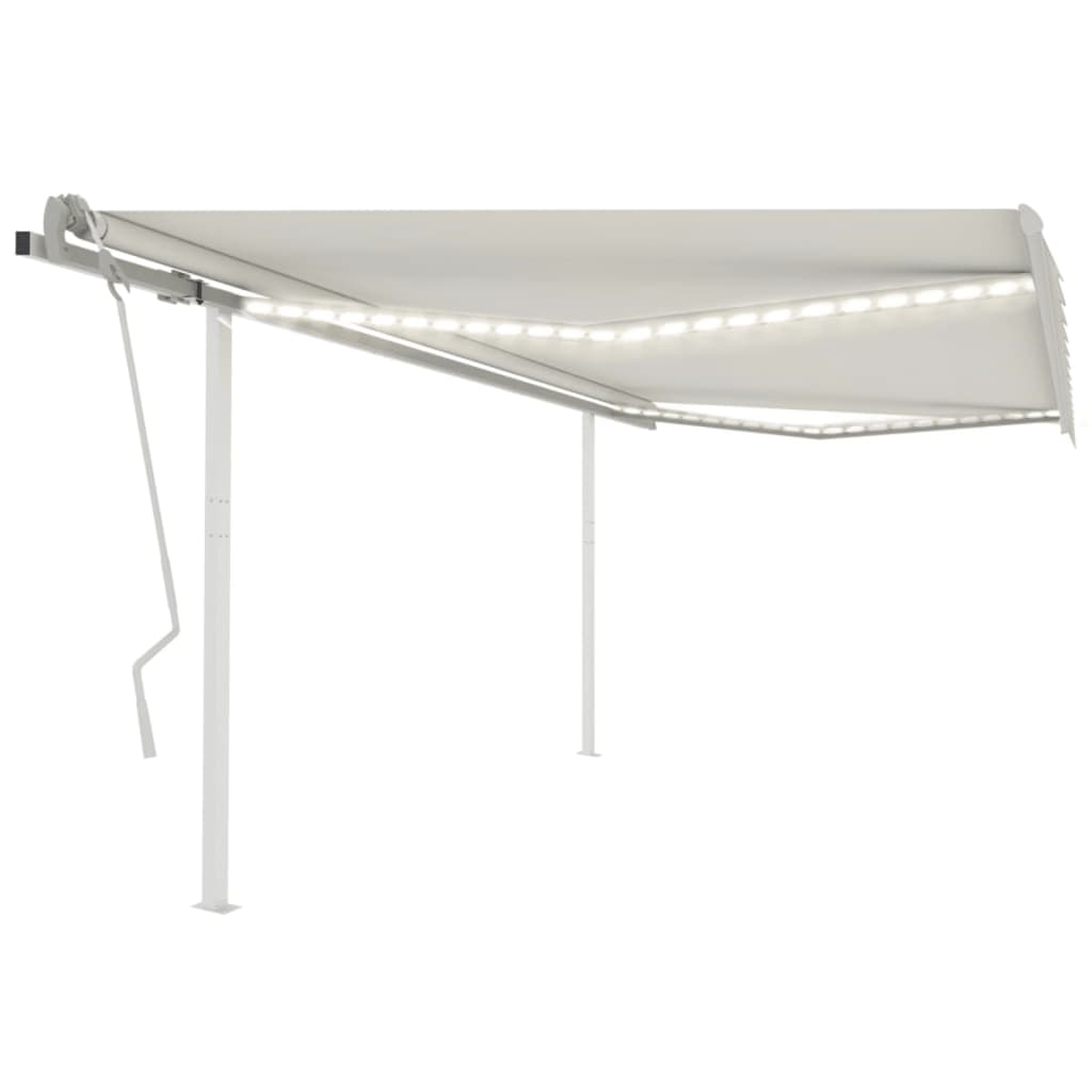 Manual Retractable Awning With Led