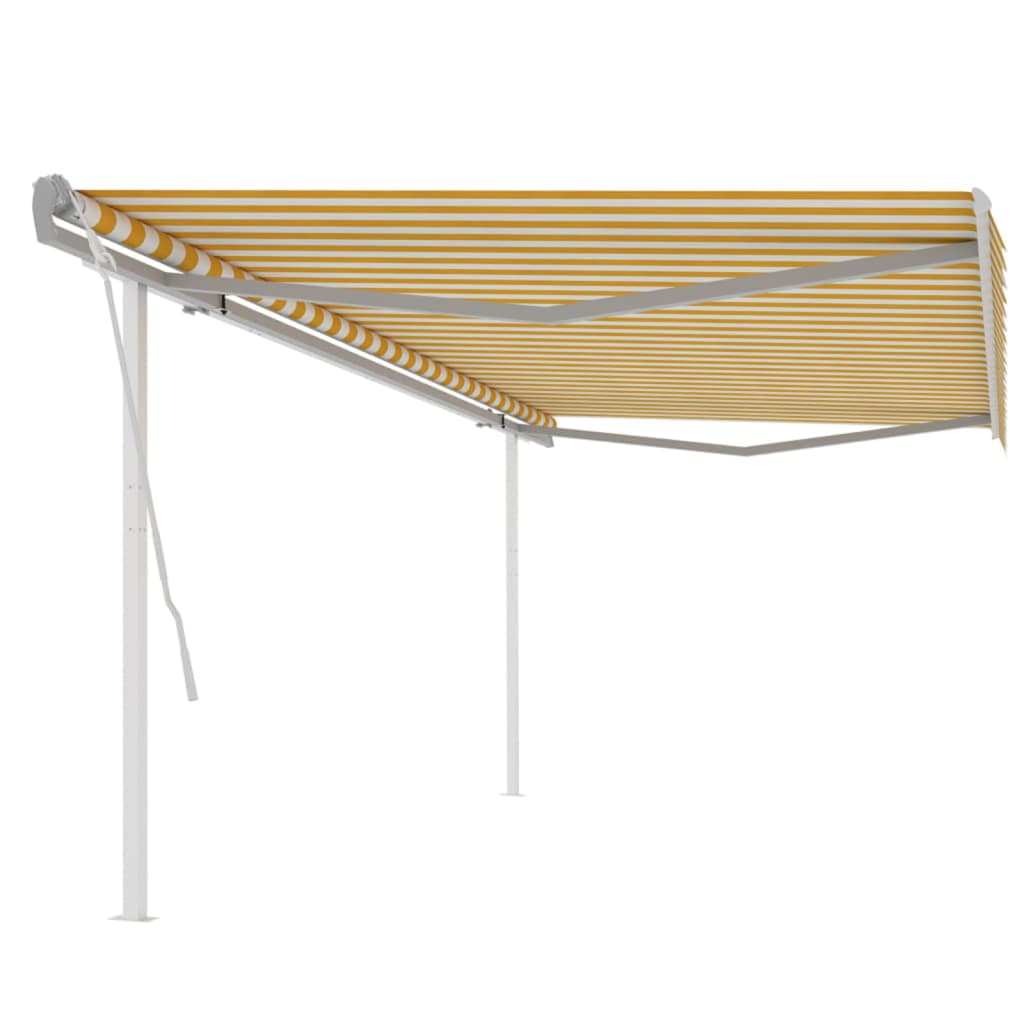 Manual Retractable Awning With Posts