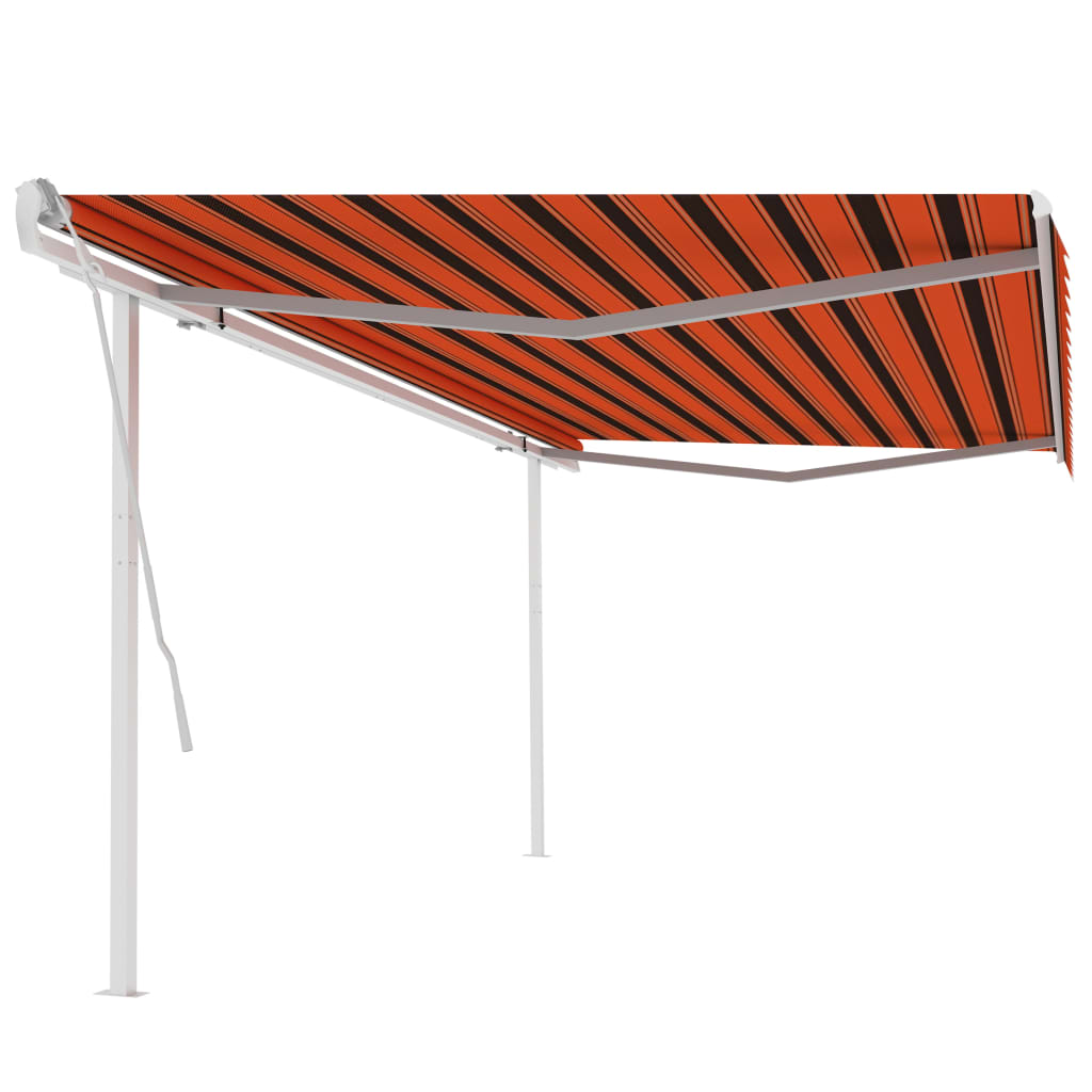 Manual Retractable Awning With Posts