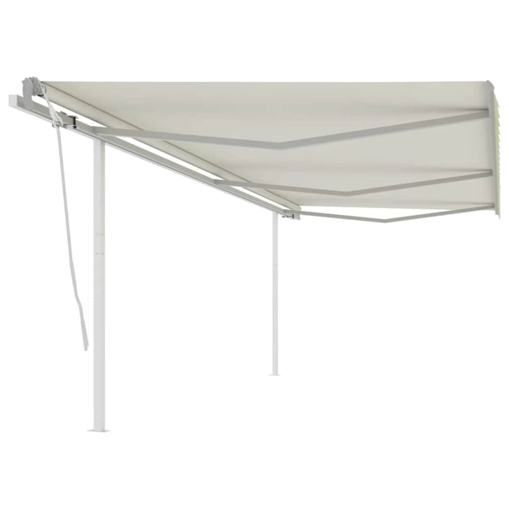 Manual Retractable Awning With Posts