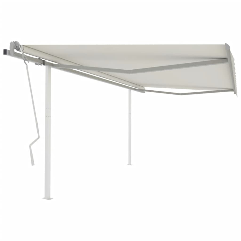 Manual Retractable Awning With Posts