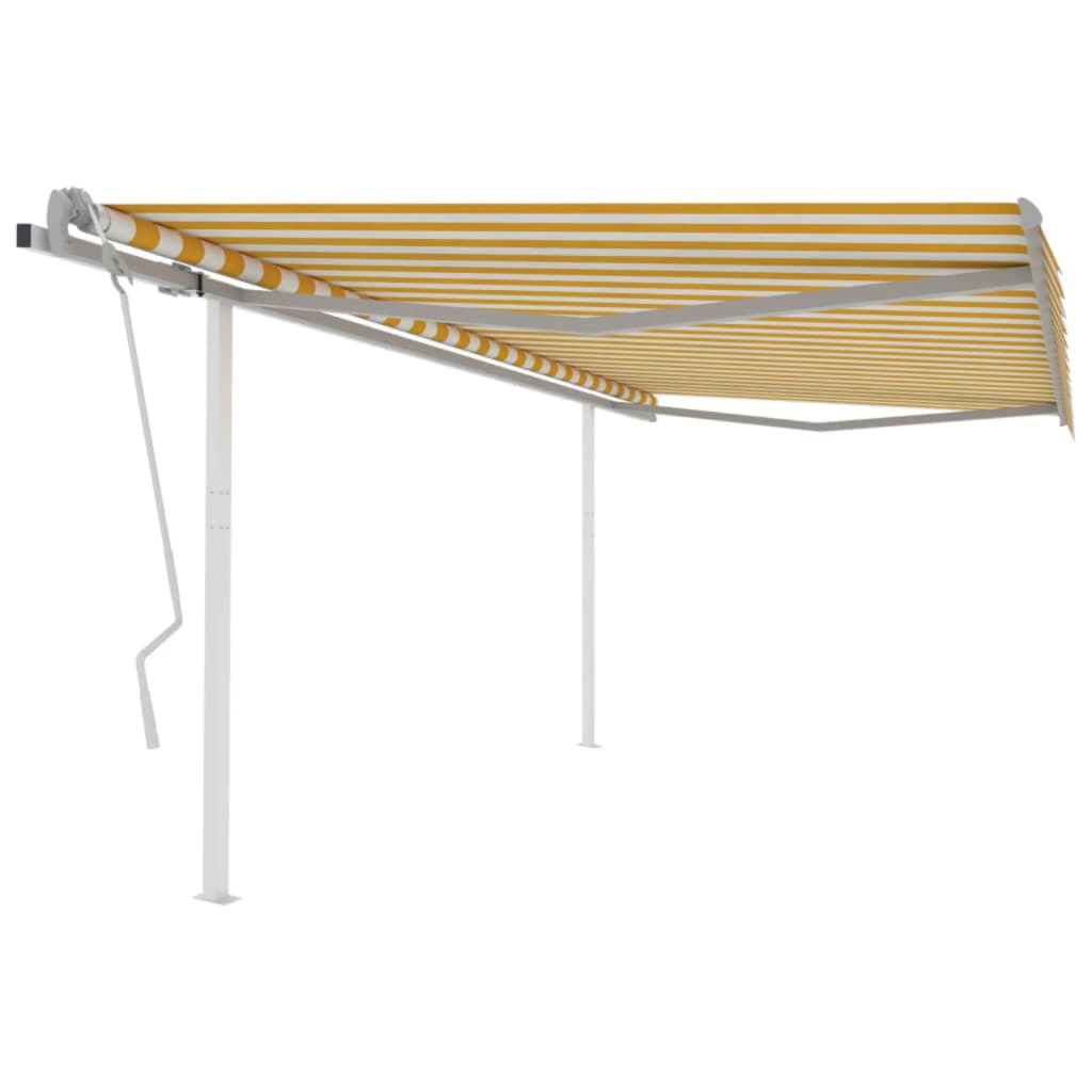 Manual Retractable Awning With Posts