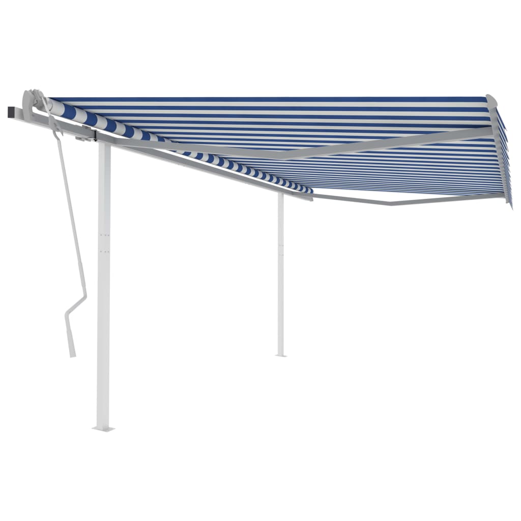 Manual Retractable Awning With Posts
