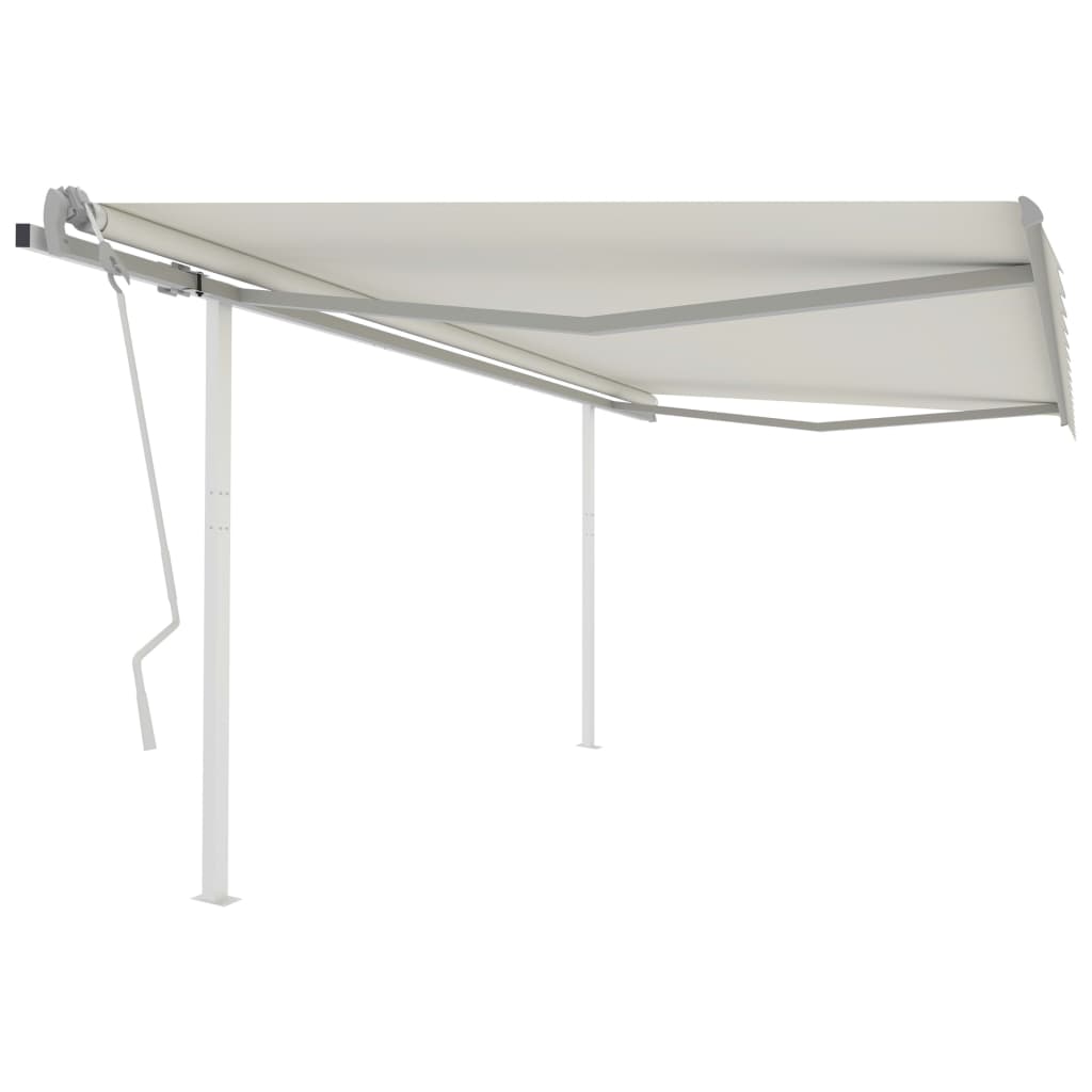 Manual Retractable Awning With Posts