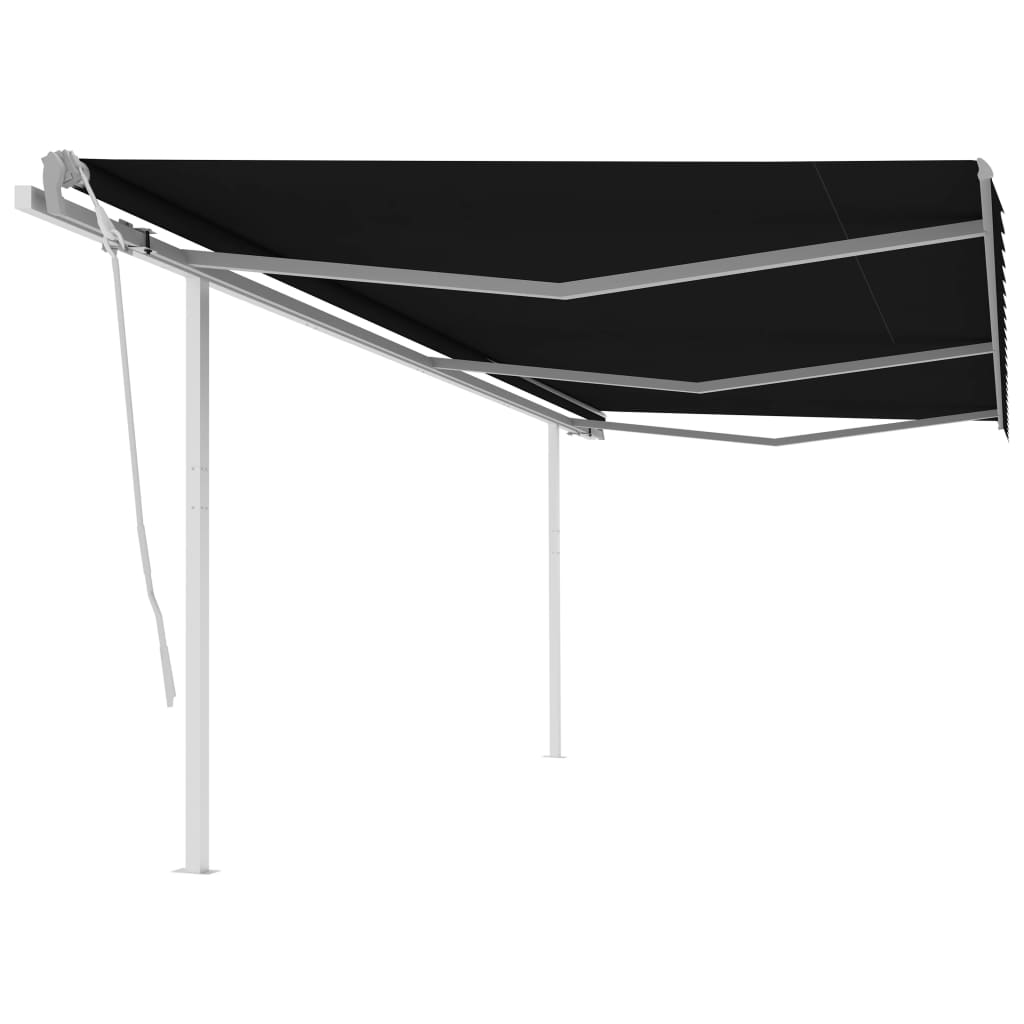 Manual Retractable Awning With Posts