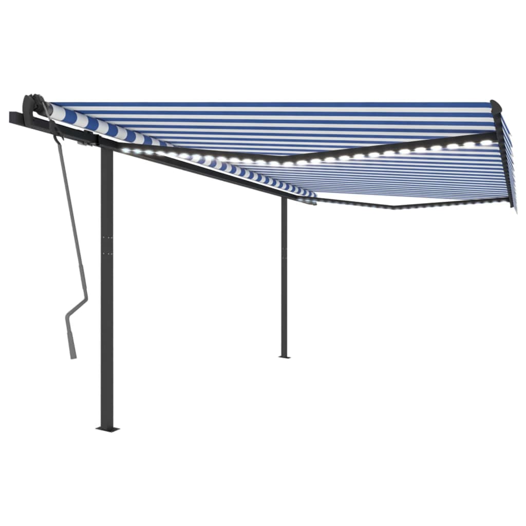 Manual Retractable Awning With Led