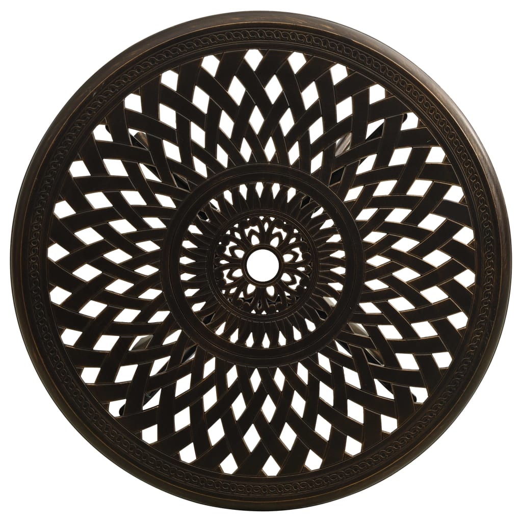 3 Piece Bistro Set Cast Aluminium