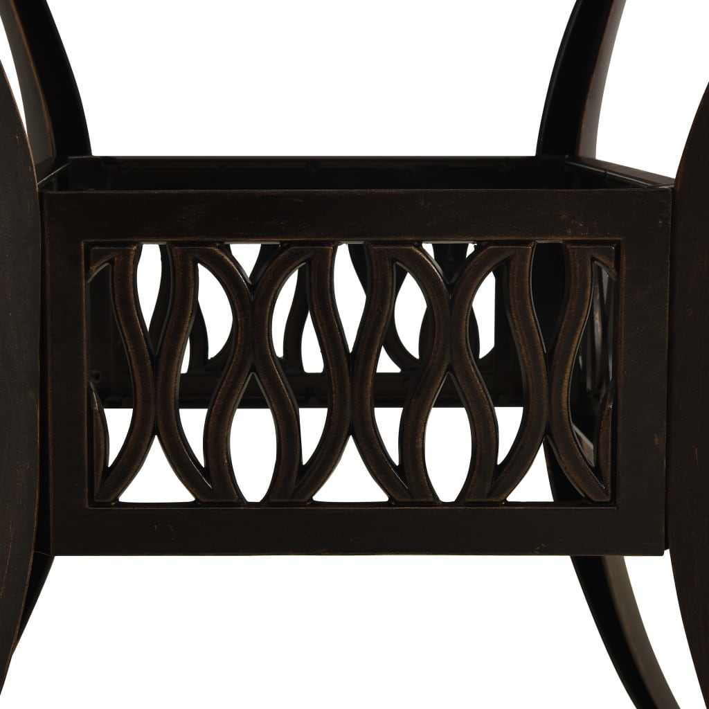 3 Piece Bistro Set Cast Aluminium