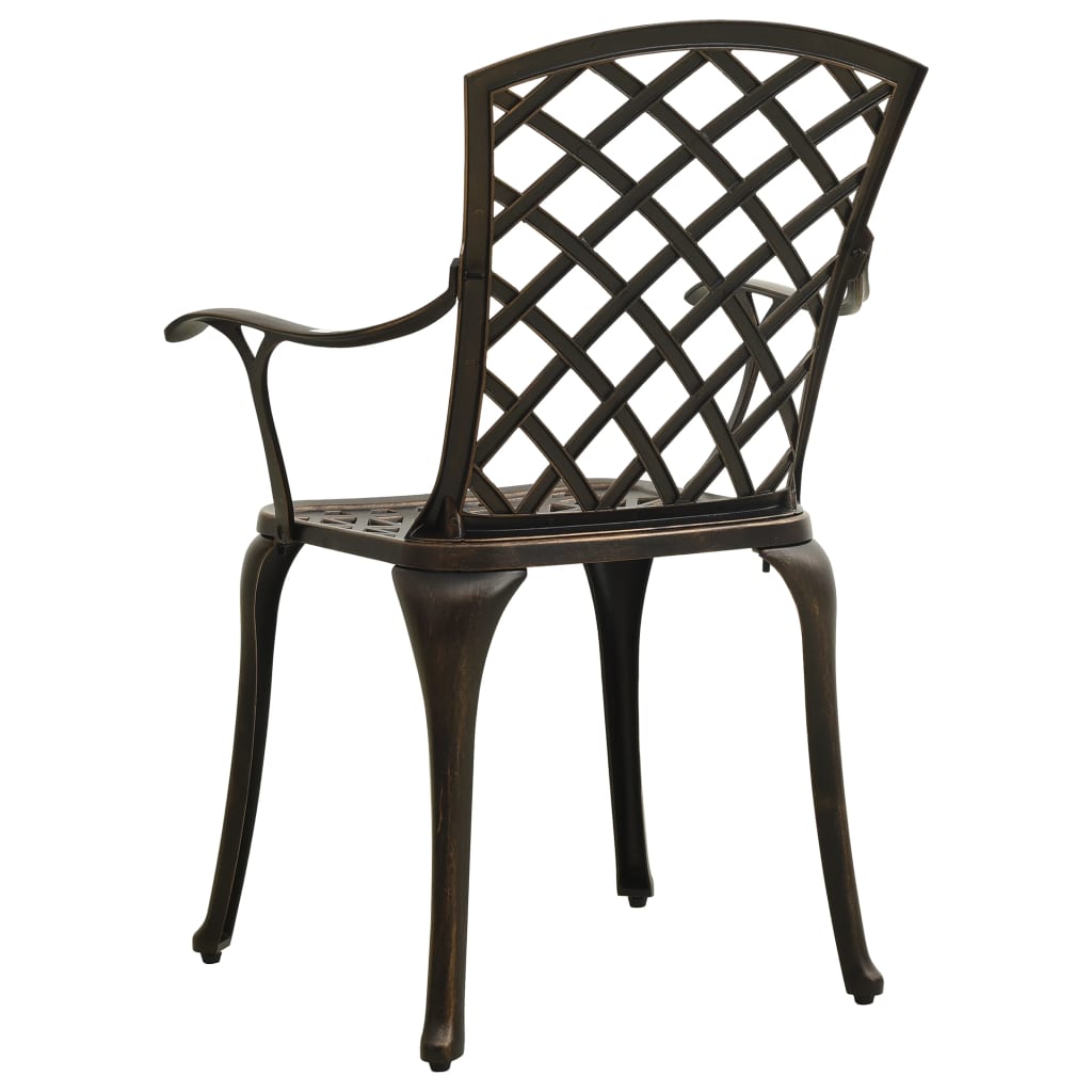 3 Piece Bistro Set Cast Aluminium
