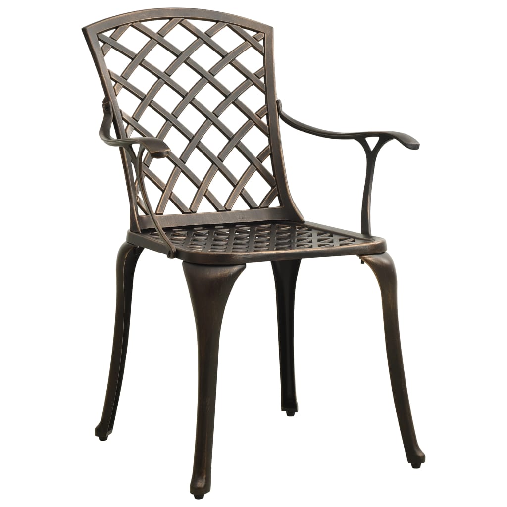 5 Piece Bistro Set Cast Aluminium