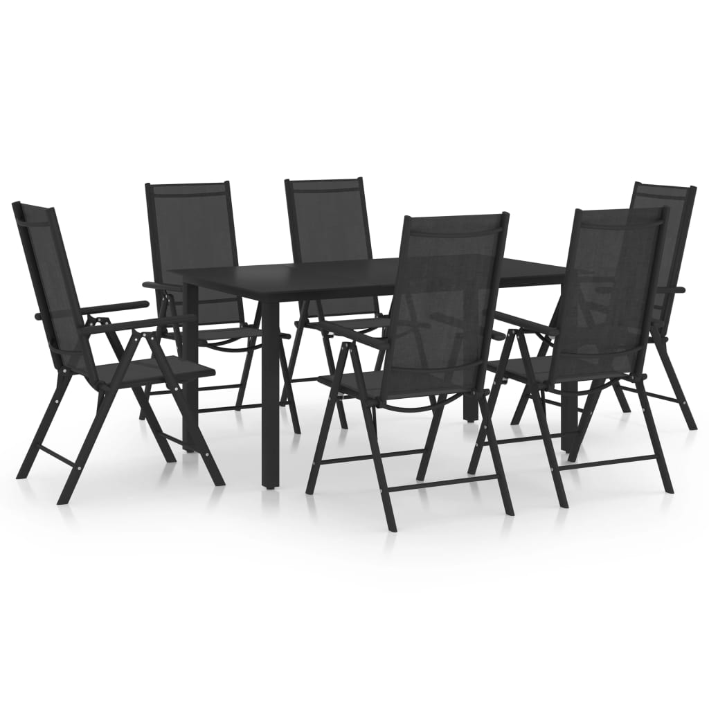 5 Piece Garden Dining Set Aluminium