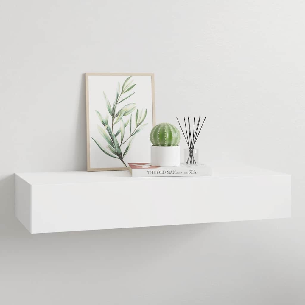 Wall-Mounted Drawer Shelf 40X23.5X10Cm Mdf