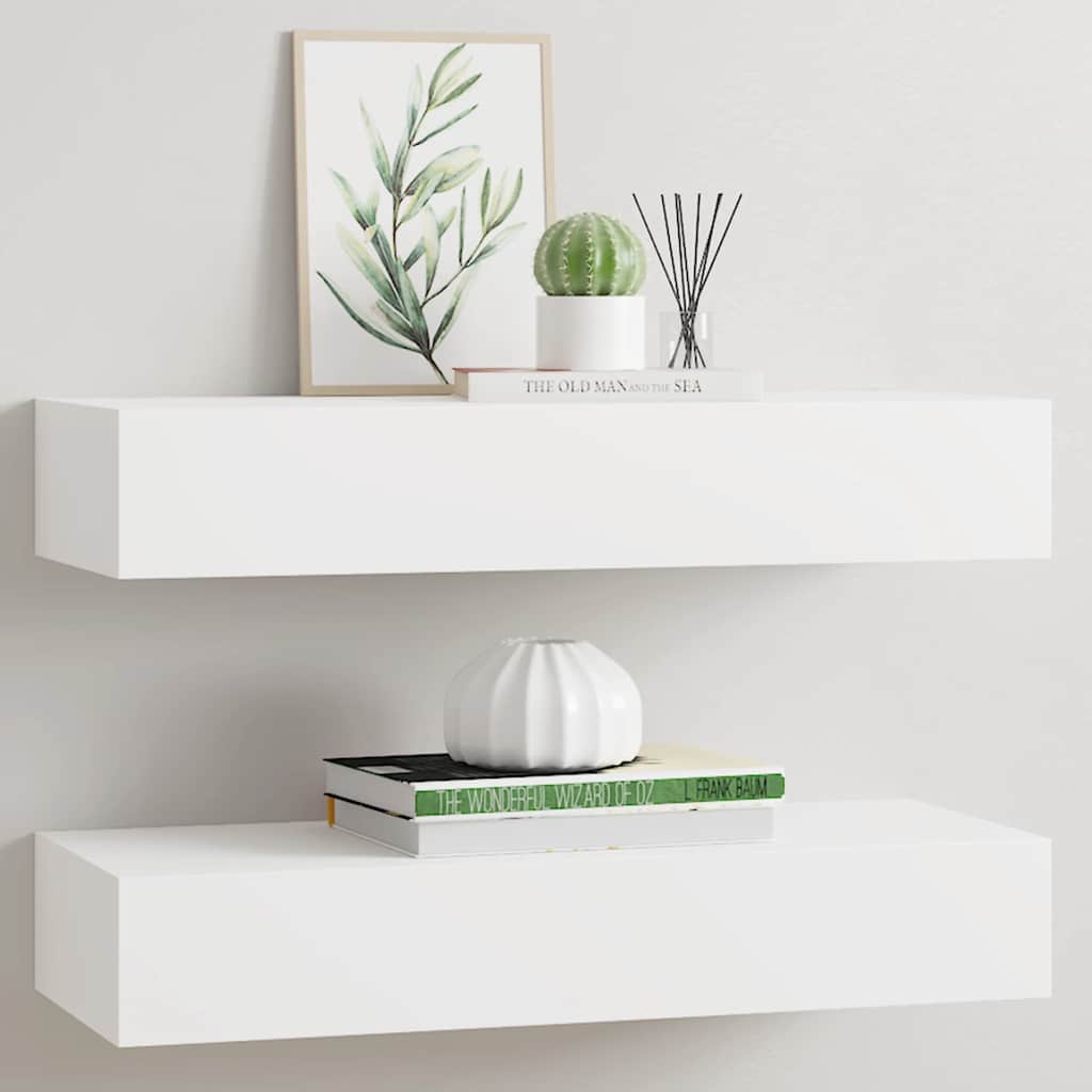 Wall-Mounted Drawer Shelf 40X23.5X10Cm Mdf