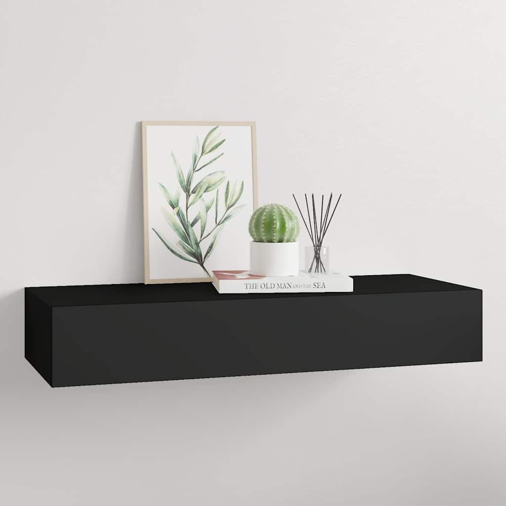 Wall-Mounted Drawer Shelf 40X23.5X10Cm Mdf