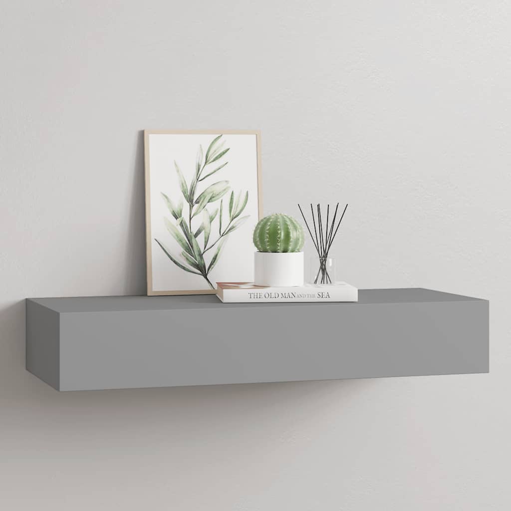 Wall-Mounted Drawer Shelf 40X23.5X10Cm Mdf