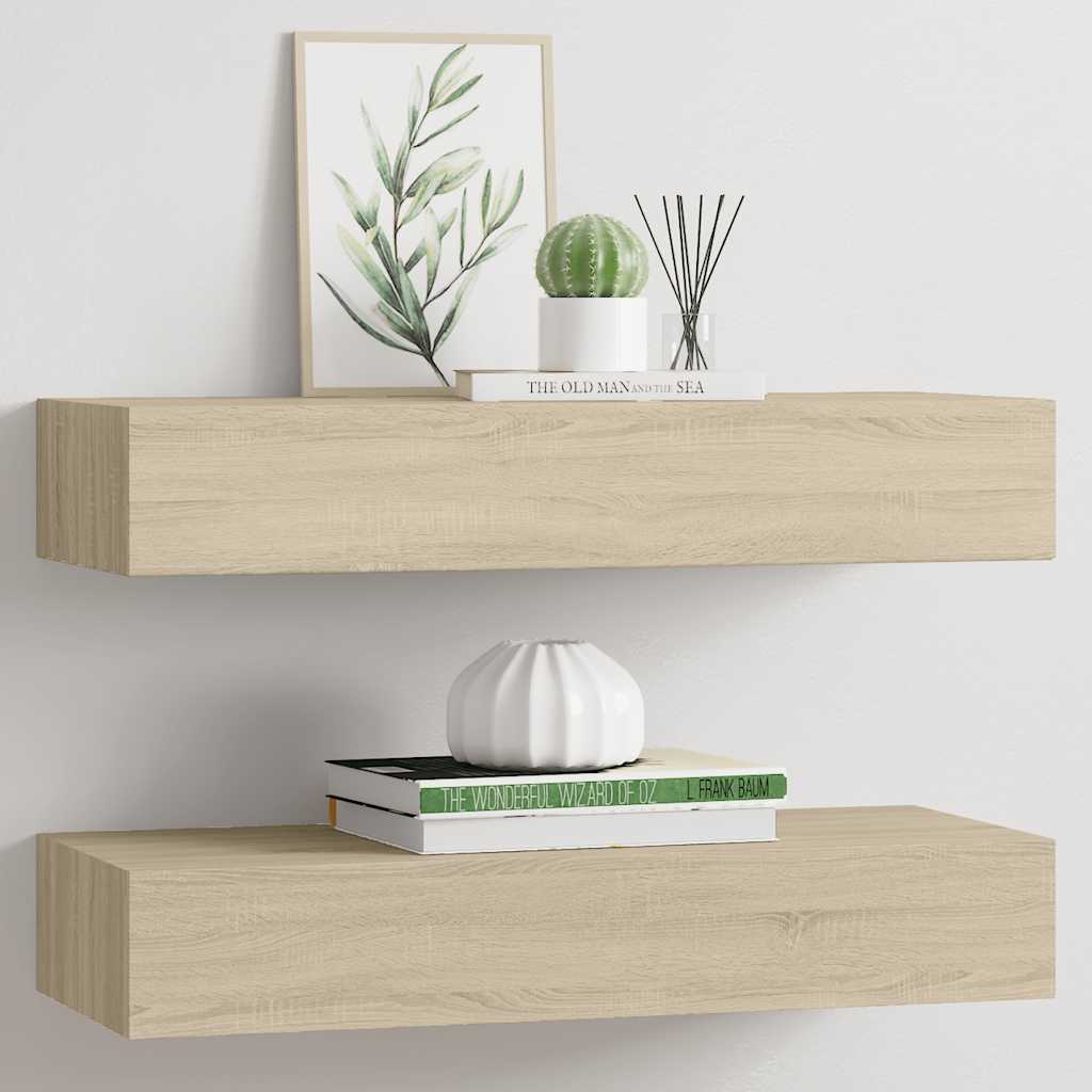Wall-Mounted Drawer Shelf 40X23.5X10Cm Mdf