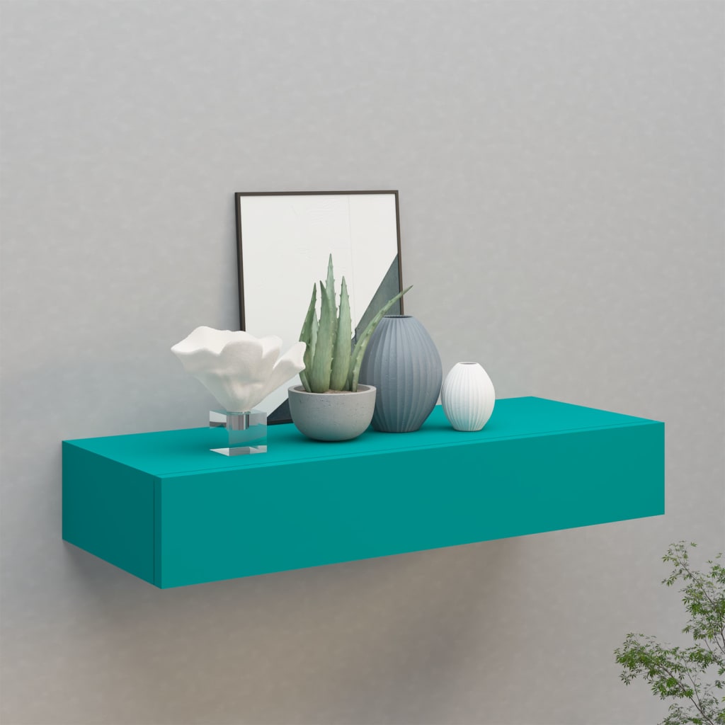 Wall-Mounted Drawer Shelf 40X23.5X10Cm Mdf
