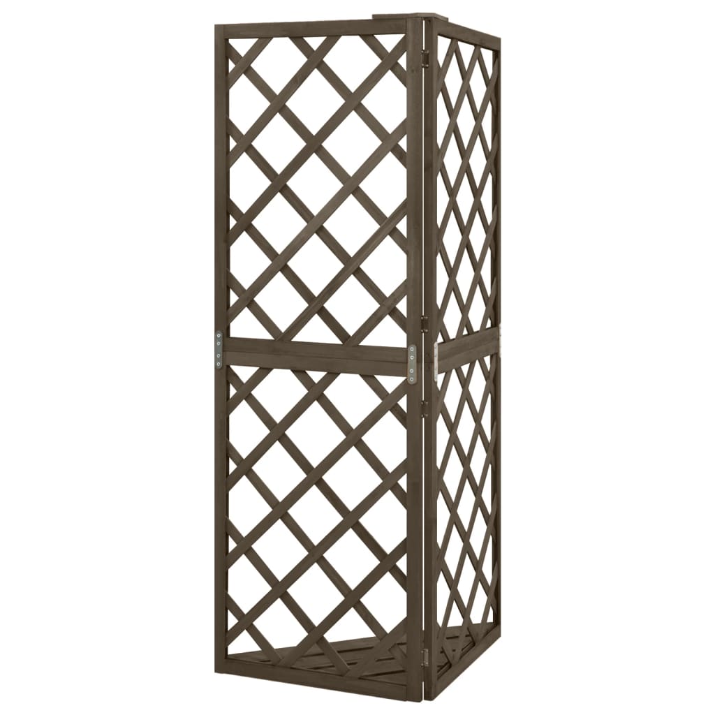 Corner Trellis 50X50X145 Cm Solid Fir Wood