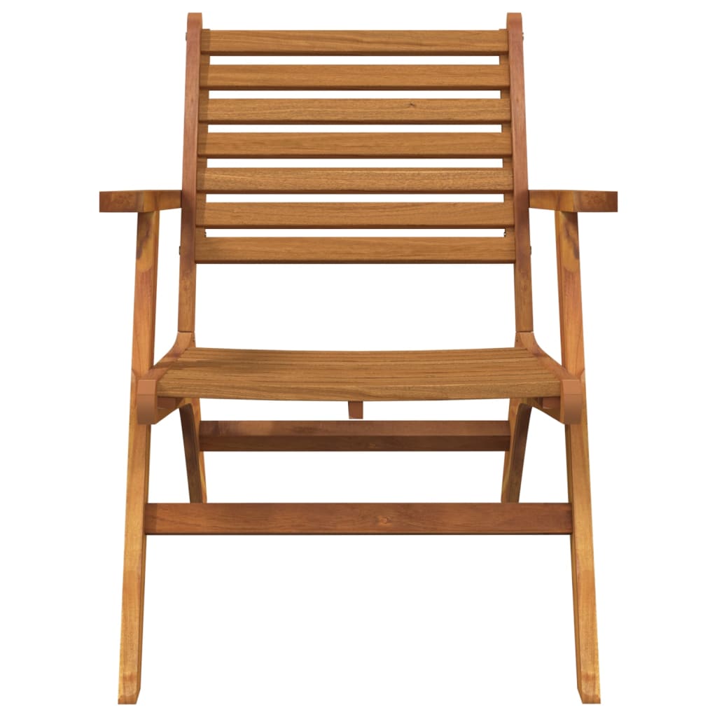 Garden Chairs 2 Pcs Solid Acacia Wood