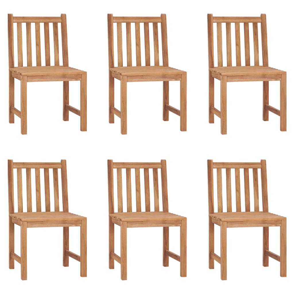 Garden Chairs 4 Pcs Solid Teak Wood
