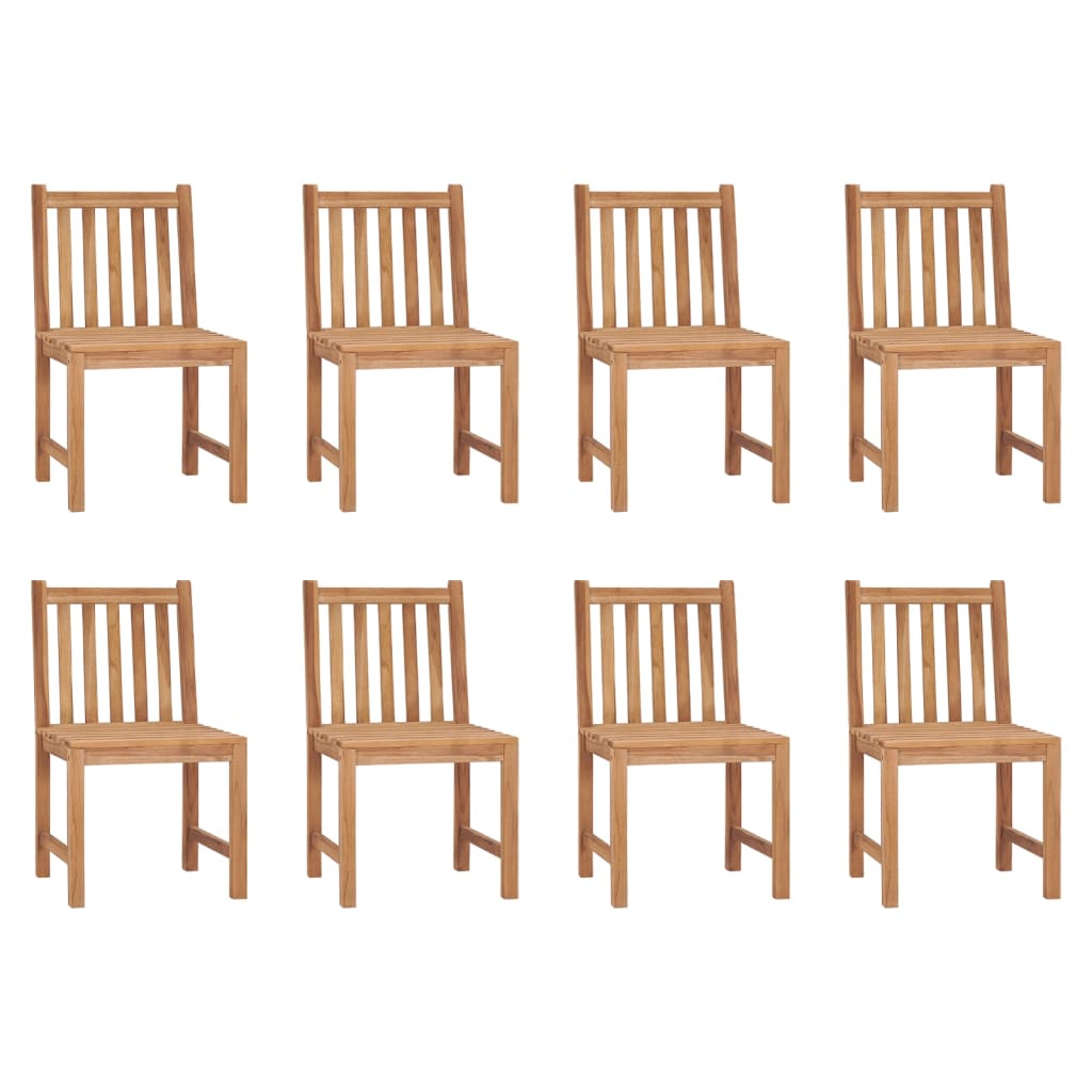 Garden Chairs 4 Pcs Solid Teak Wood