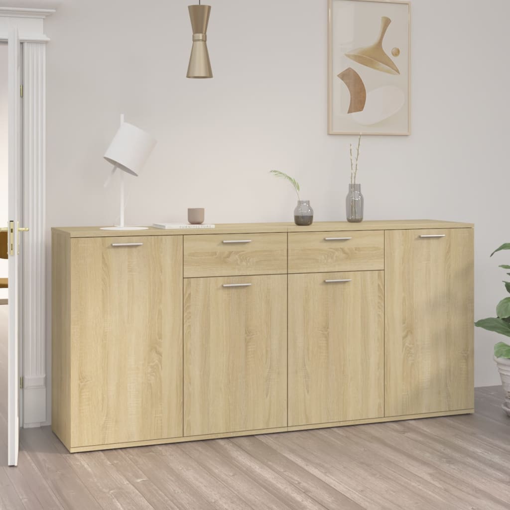 Sideboard 80X36X75 Cm Engineered Wood
