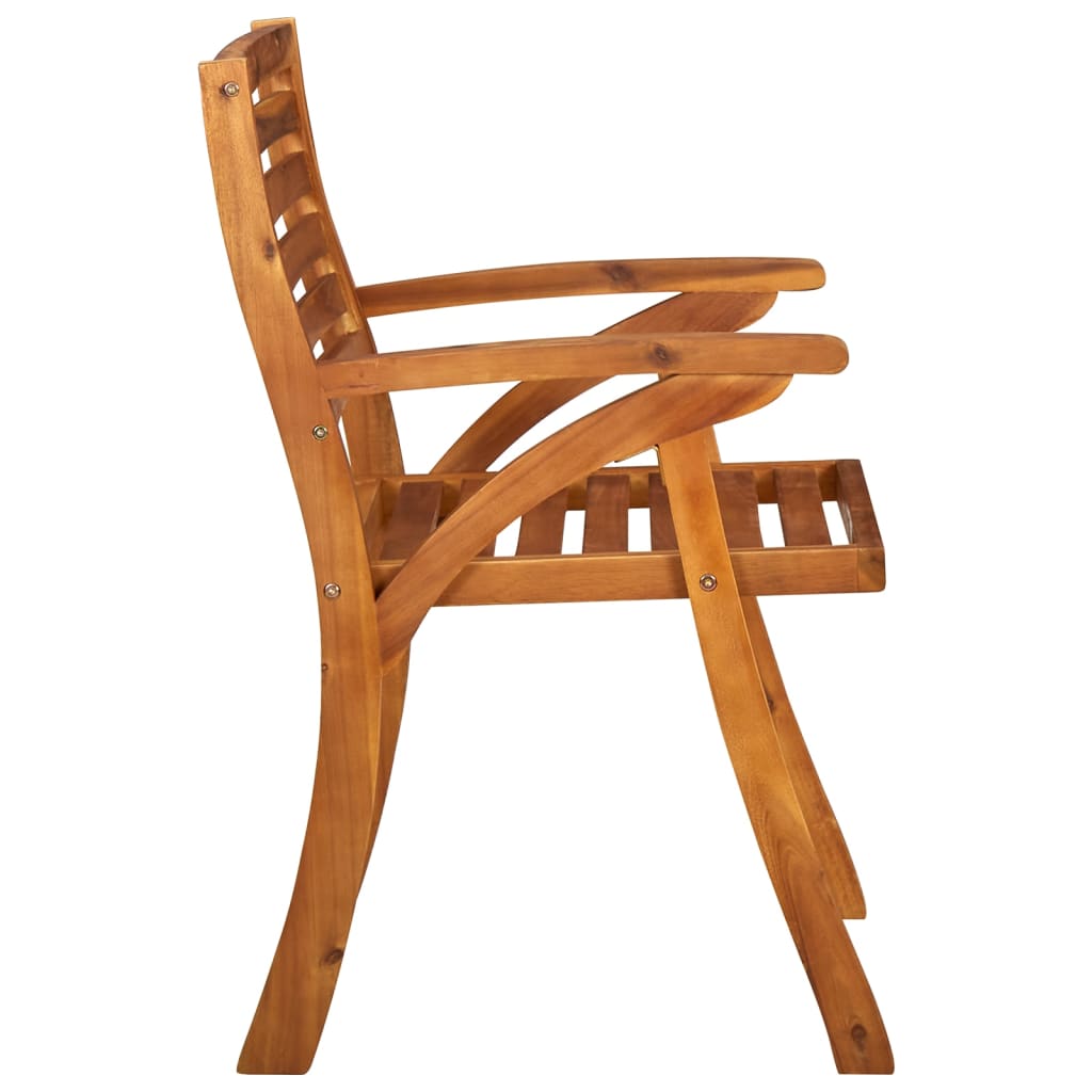 Garden Chairs 8 Pcs Solid Acacia Wood