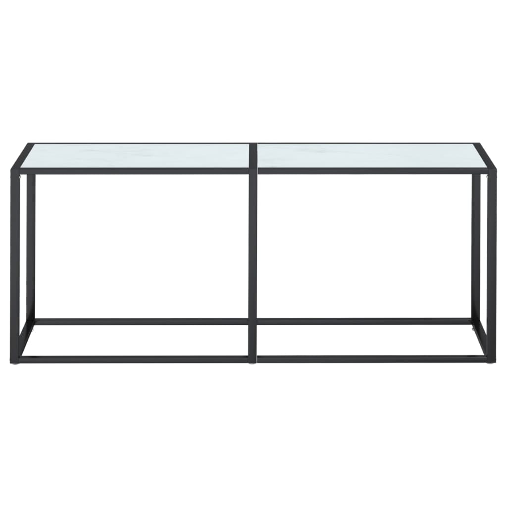 Console Table 180X35X75.5Cm Tempered Glass