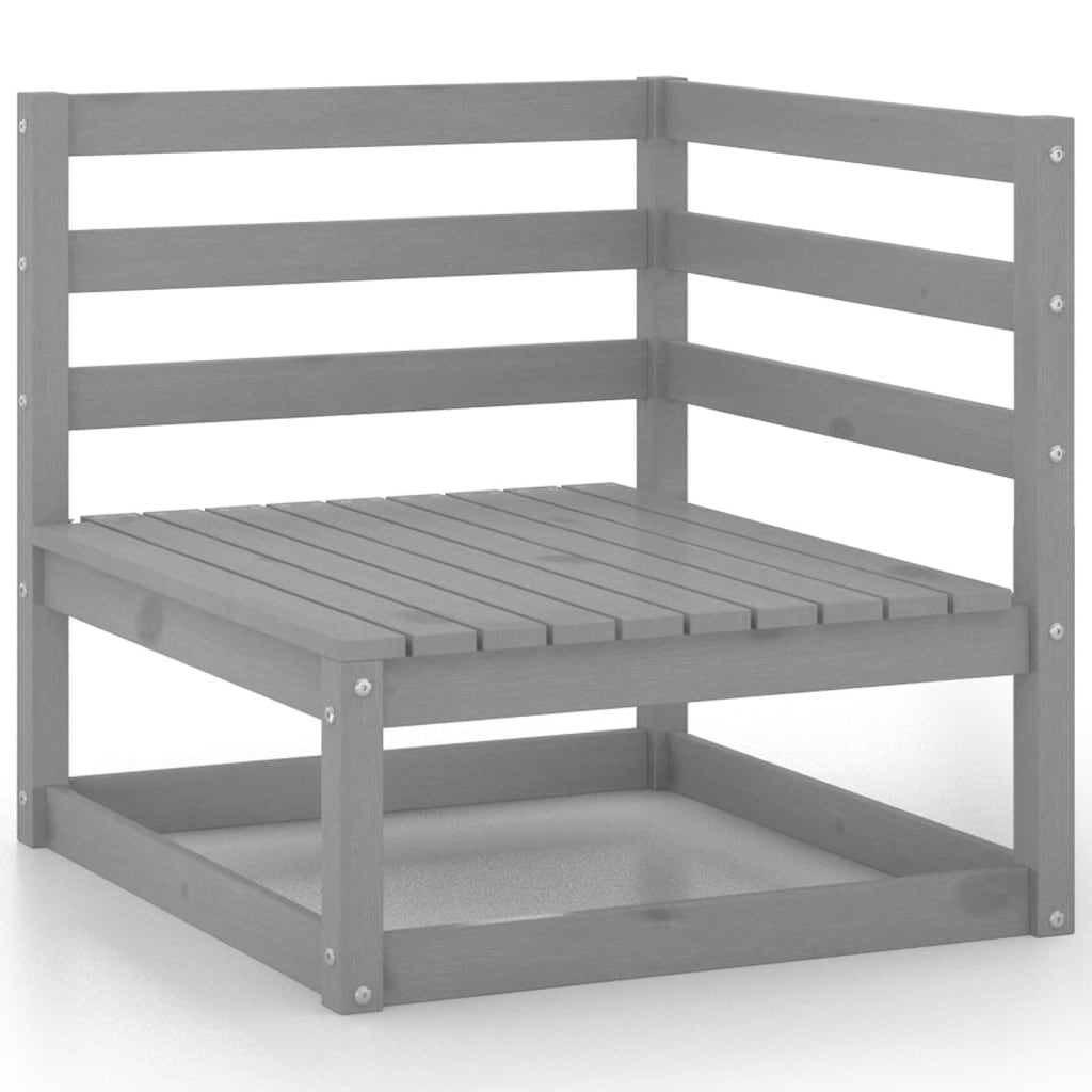 11 Piece Garden Lounge Set Solid Pinewood