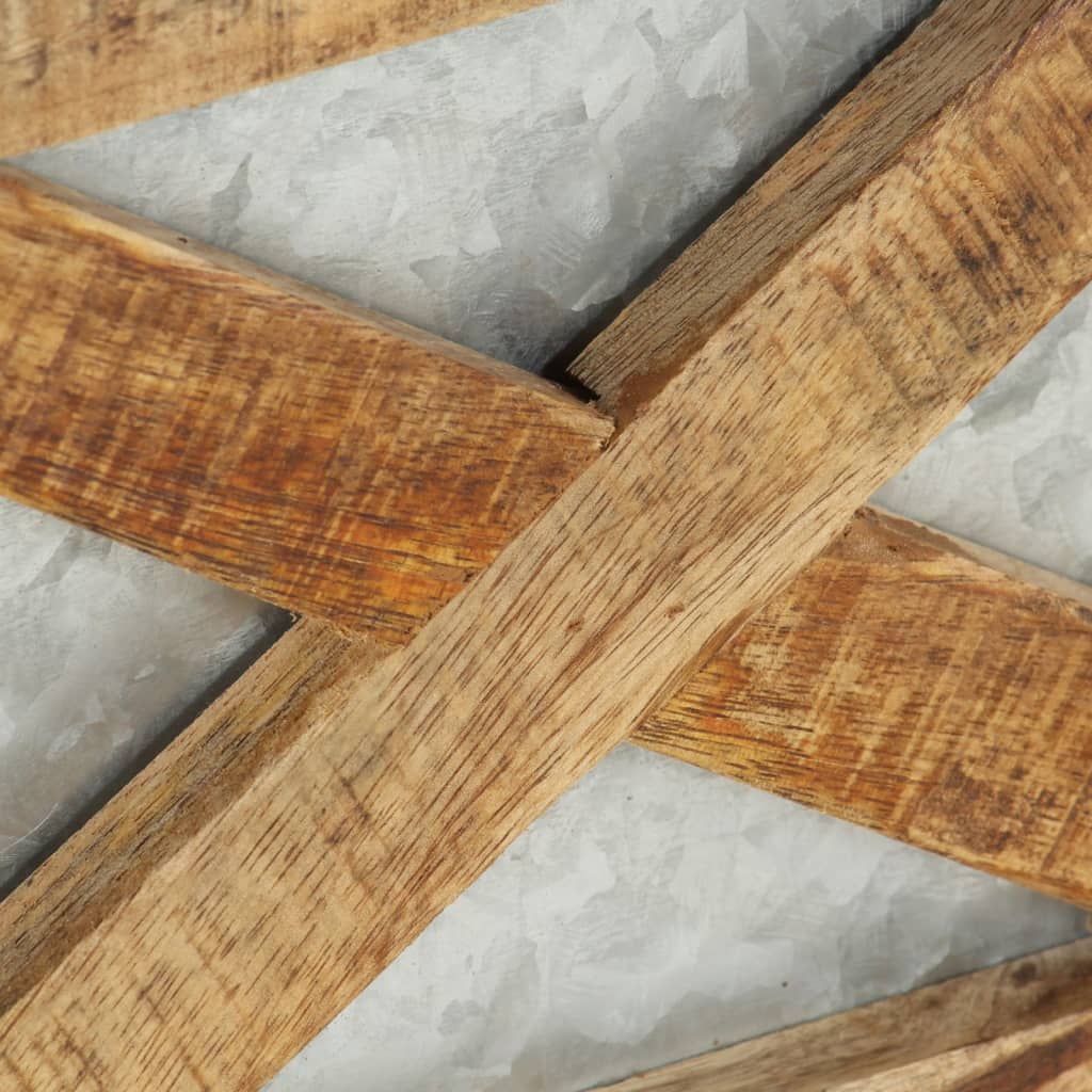 Tv Cabinet 110X30X45 Cm Rough Mango Wood