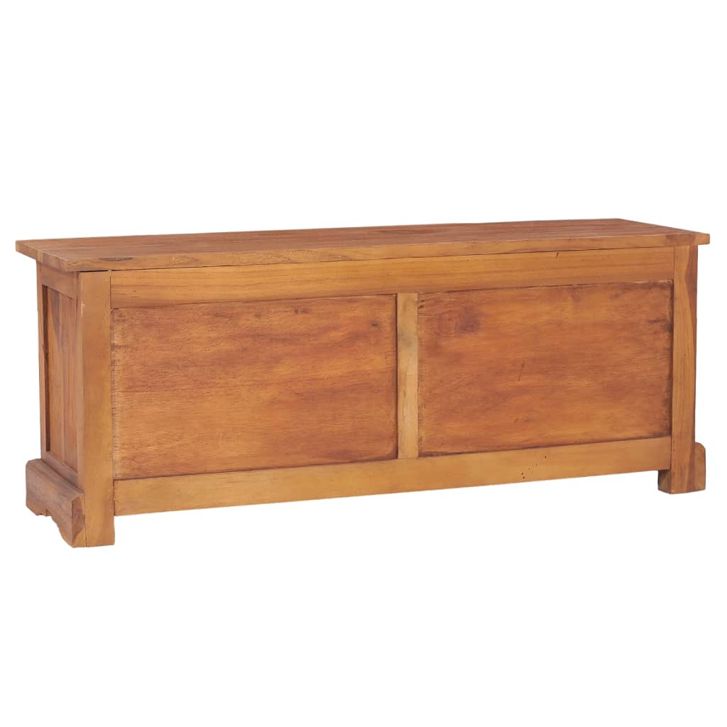 Tv Cabinet 100X30X40 Cm Solid Teak Wood