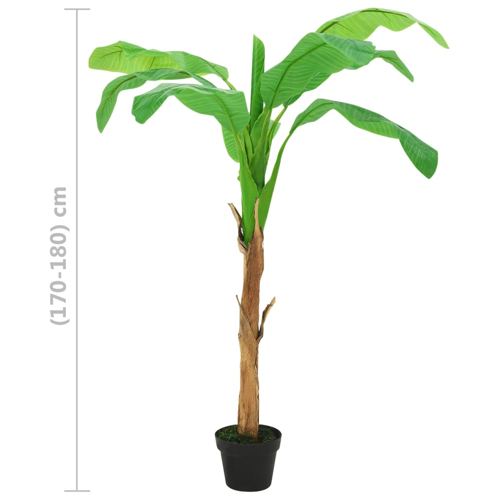Artificial Banana Tree With Pot Green
