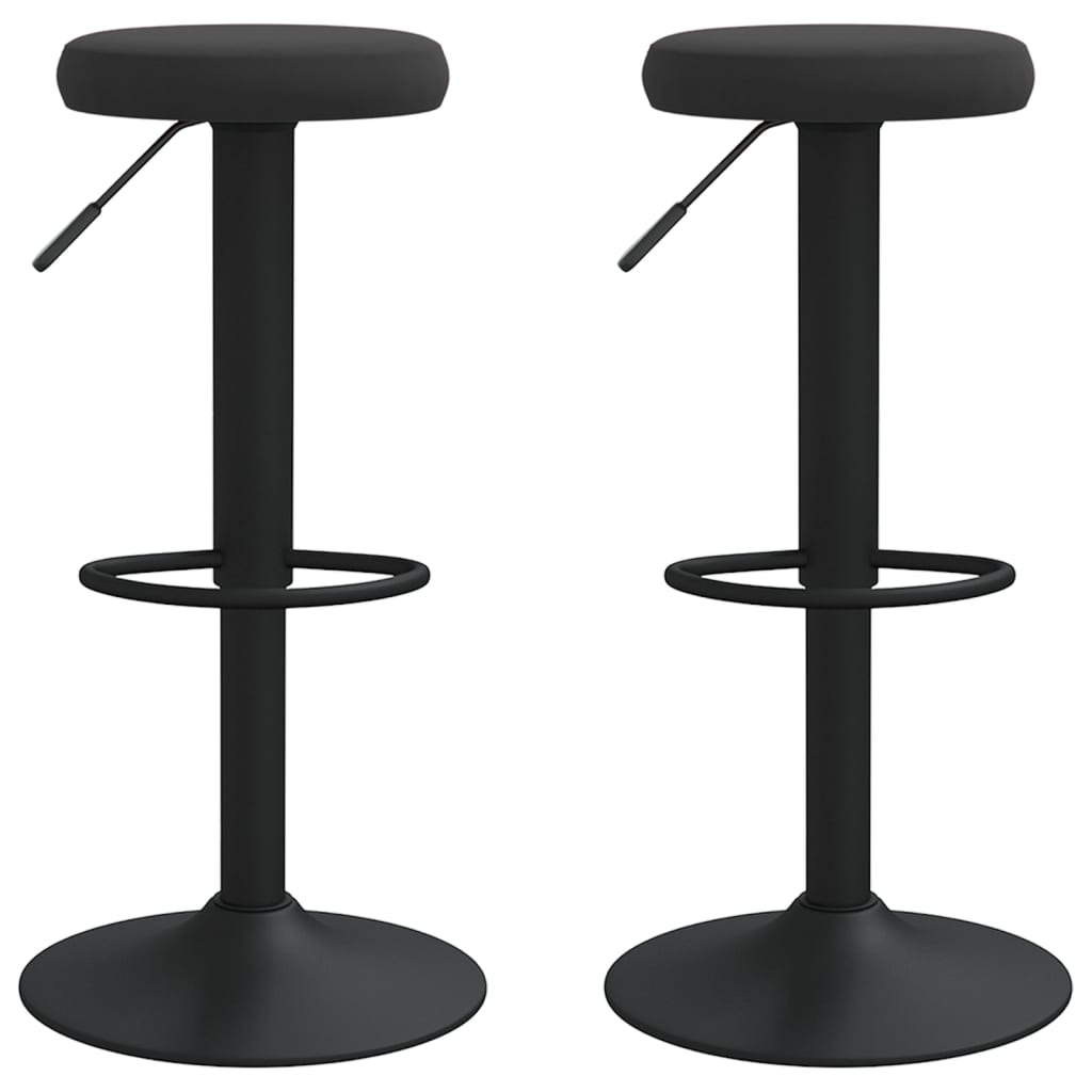 Bar Stools 2 Pcs Velvet
