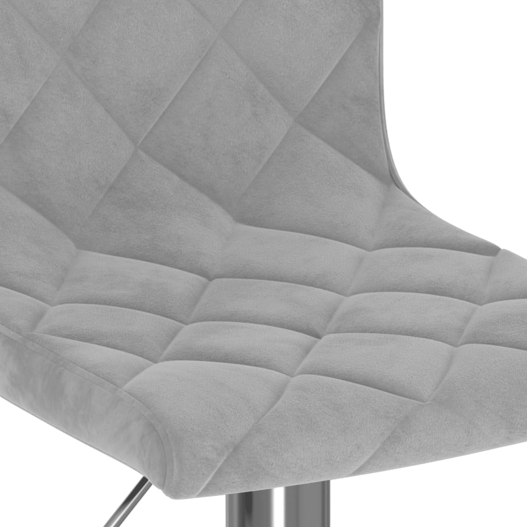 Bar Stools 2 Pcs Velvet