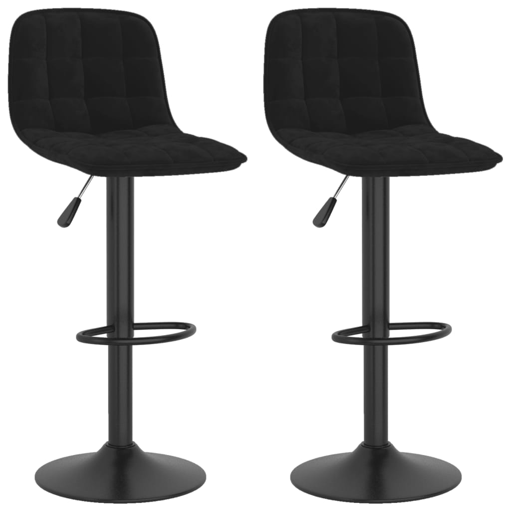 Bar Stools 2 Pcs Velvet