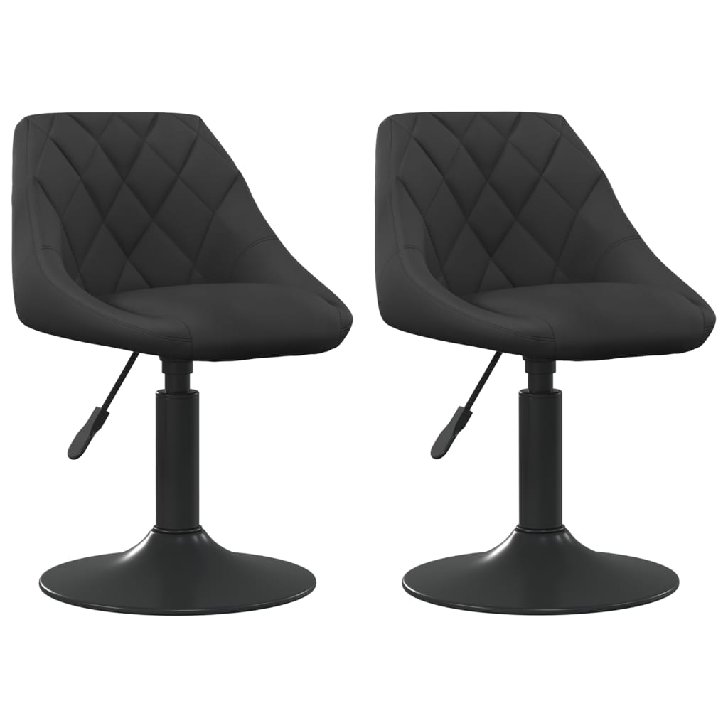 Swivel Dining Chairs 2 Pcs Velvet