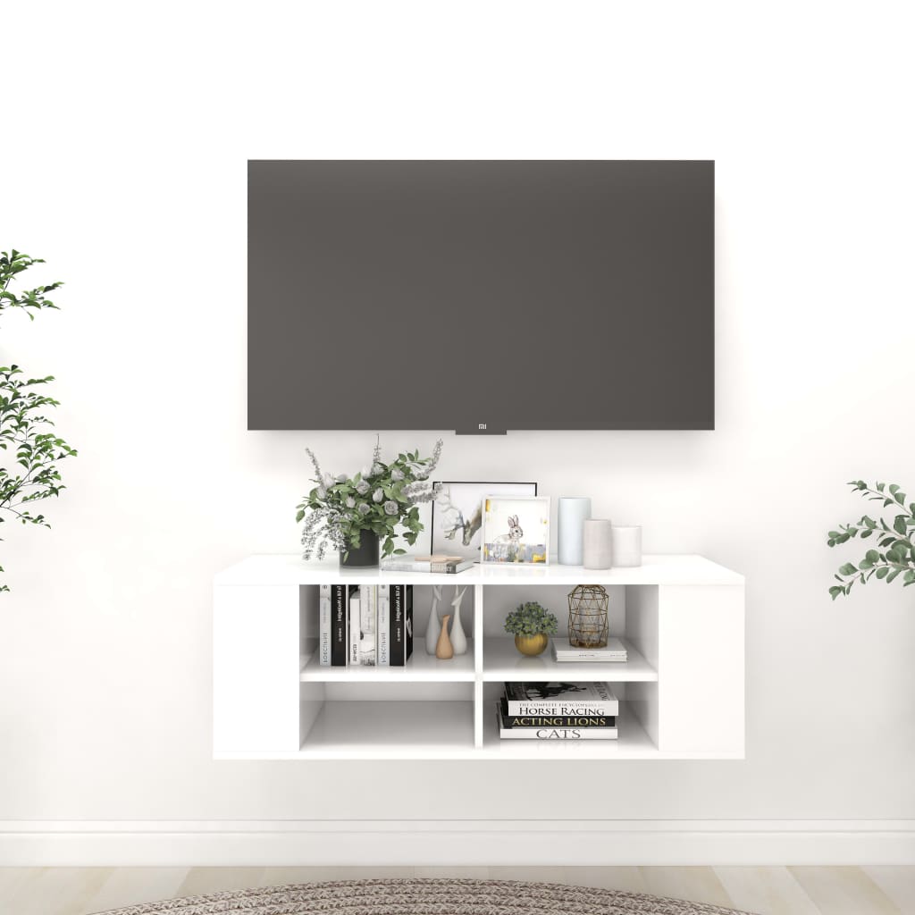 Wall-Mounted Tv Cabinet 102X35X35 Cm Engineered Wood