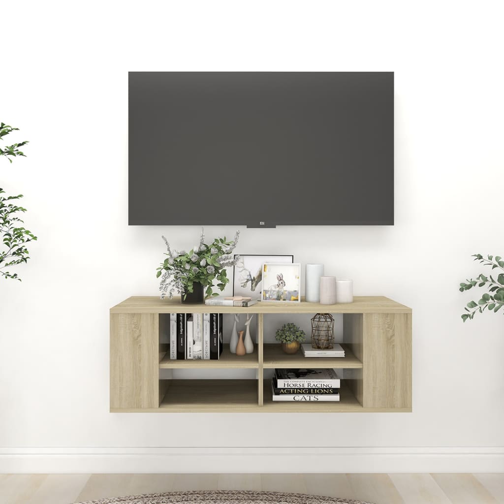 Wall-Mounted Tv Cabinet 102X35X35 Cm Engineered Wood