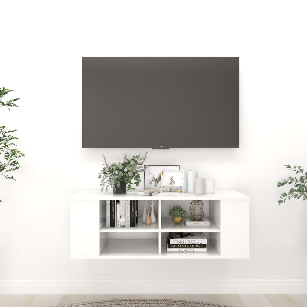 Wall-Mounted Tv Cabinet 102X35X35 Cm Engineered Wood