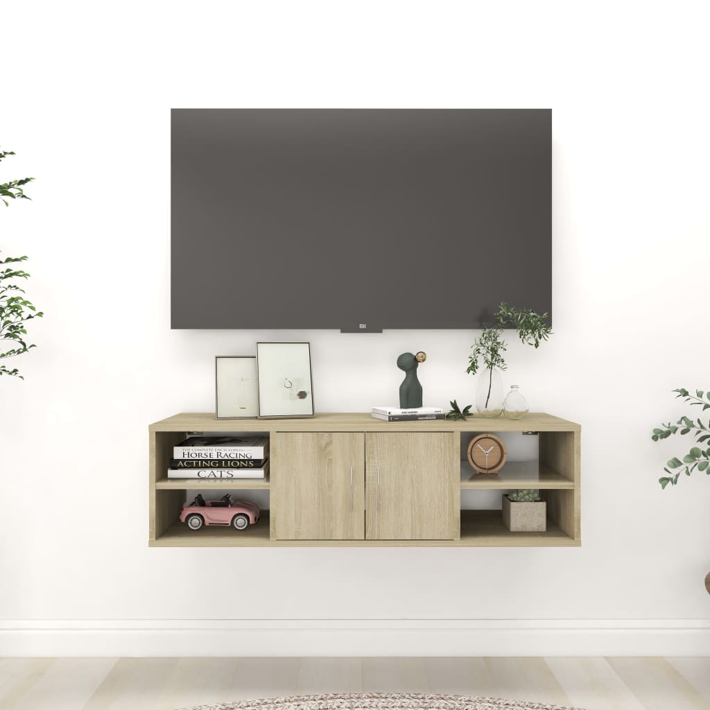 Wall Shelf 102X30X29 Cm Engineered Wood