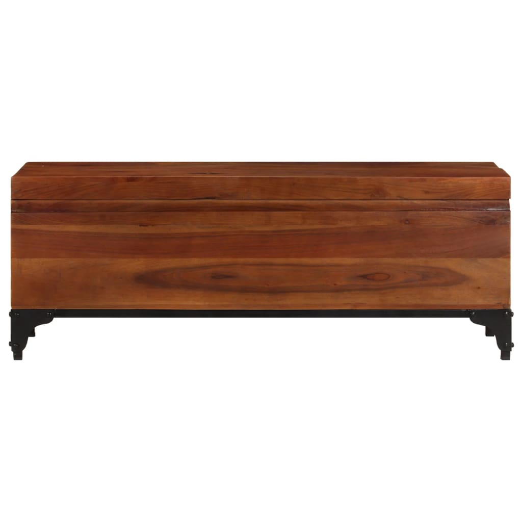 Storage Trunk 110X35X41 Cm Solid Acacia Wood
