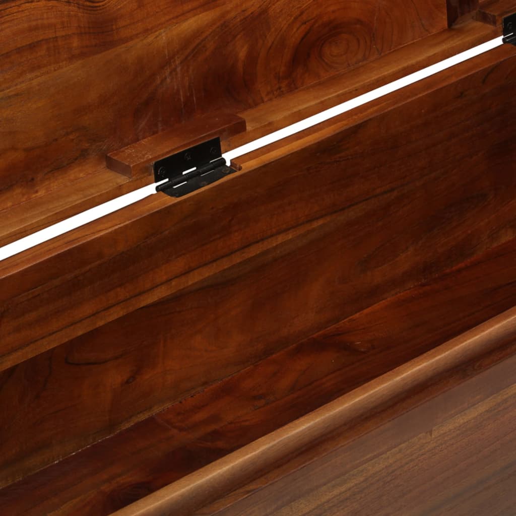 Storage Trunk 110X35X41 Cm Solid Acacia Wood