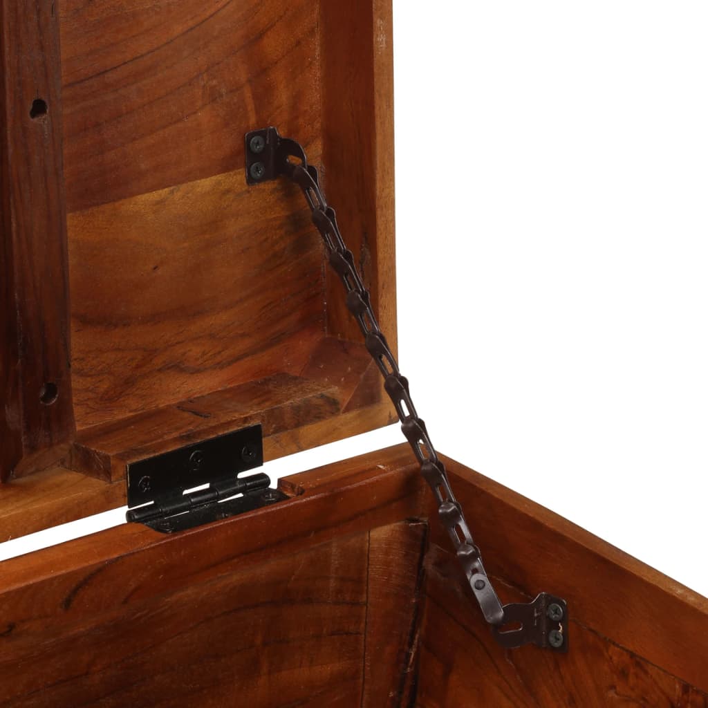 Storage Trunk 110X35X41 Cm Solid Acacia Wood