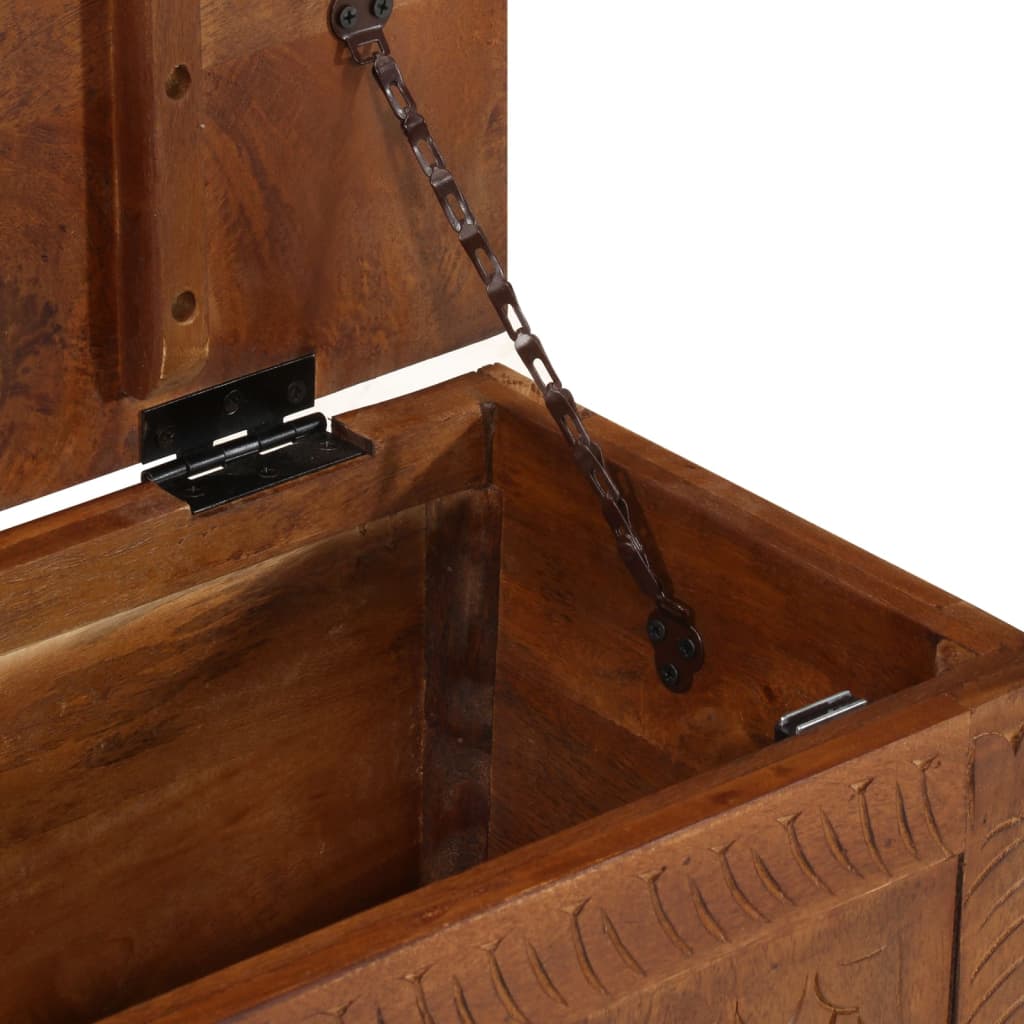 Storage Box 110X30X40 Cm Solid Mango Wood